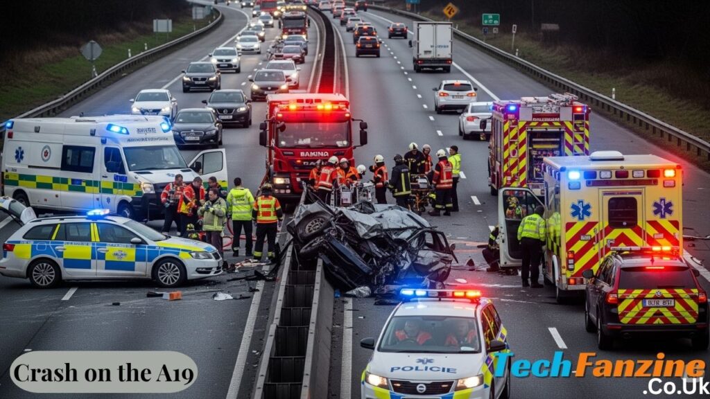 Crash on the A19