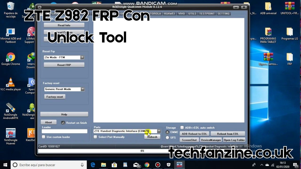 Complete Guide to the ZTE Z982 FRP Con Unlock Tool