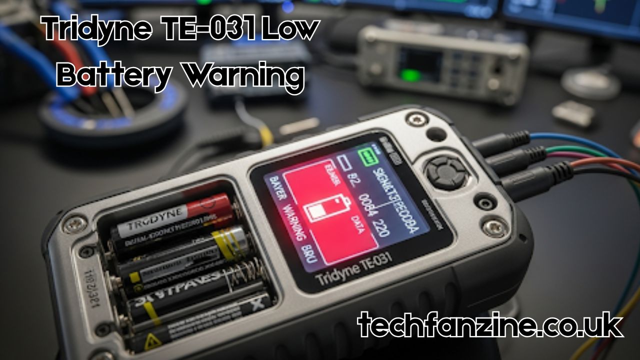 Tridyne TE-031 Low Battery Warning: Troubleshooting, Prevention, and Maintenance Guide