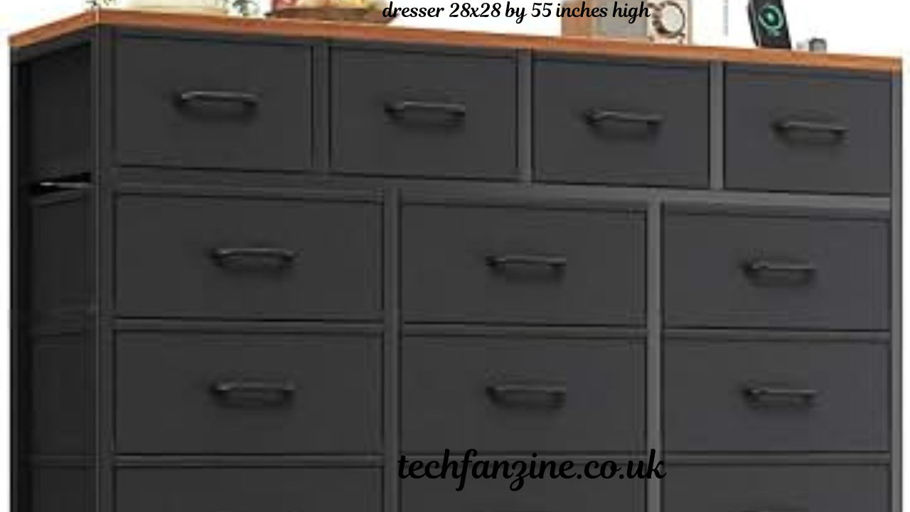 Dresser 28×28 by 55 Inches High: The Ideal Storage Solution for Compact and Tall Spaces