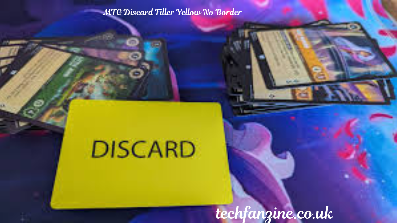 MTG Discard Filler Yellow No Border, ?? — A Comprehensive Guide to This Unique Magic: The Gathering Card