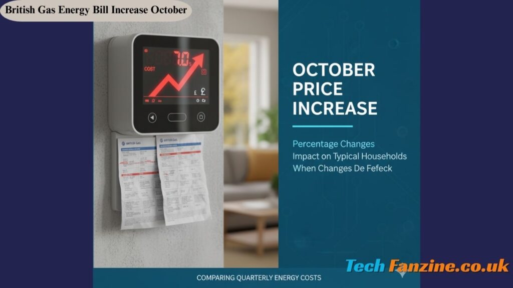 British Gas Energy Bill Increase October