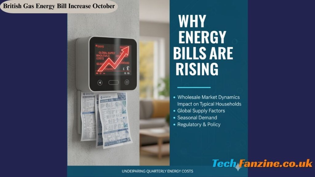 British Gas Energy Bill Increase October