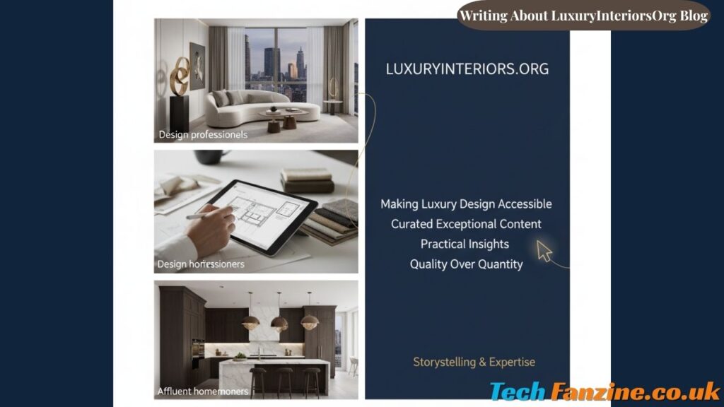 Writing About LuxuryInteriorsOrg Blog