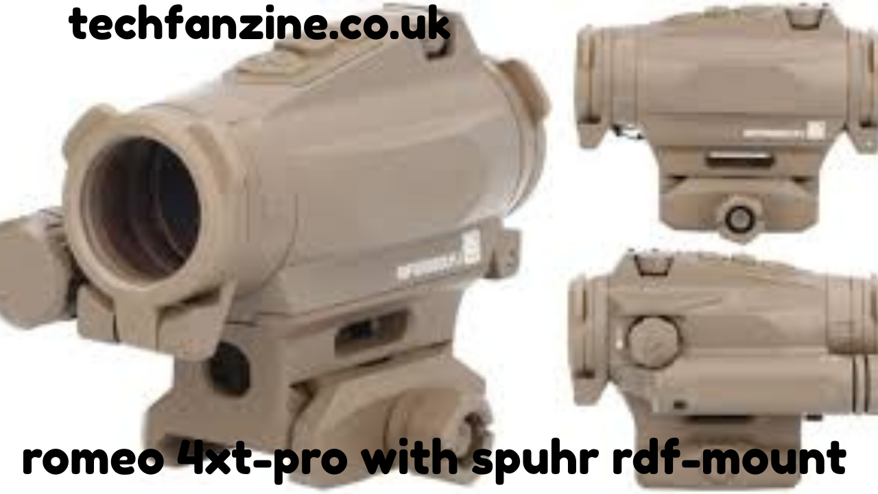 Romeo 4XT-Pro with Spuhr RDF-Mount: Professional-Grade Red Dot Precision and Mounting Excellence