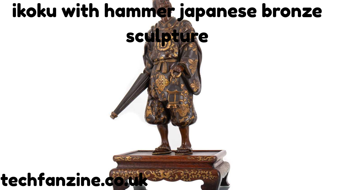 Ikoku with Hammer Japanese Bronze Sculpture: A Masterpiece of Art and Tradition