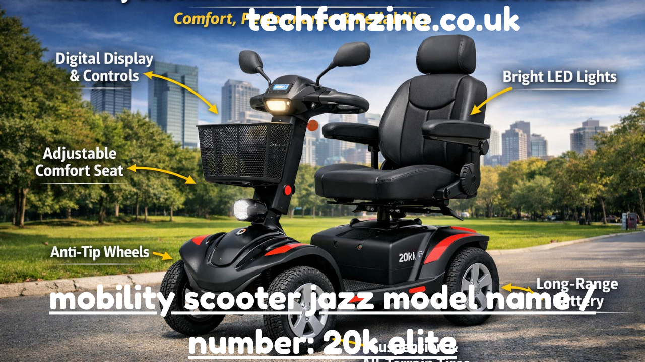 Mobility Scooter Jazz Model Name / Number: 20k Elite – Complete Guide and Overview