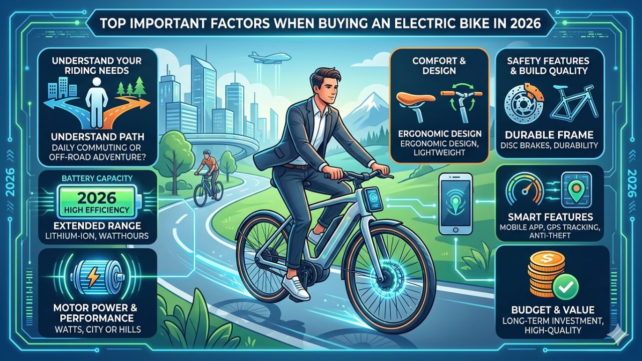 Top Important Factors When Buying an Electric Bike in 2026