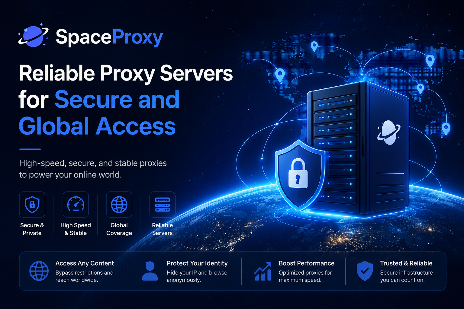 SpaceProxy: Reliable Proxy Servers for Secure and Global Access